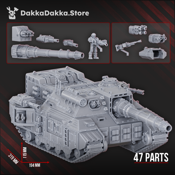 The Alcat Rats Penal Vanguard - Superheavy Tank Gorgodon G-6 by Dakka Dakka