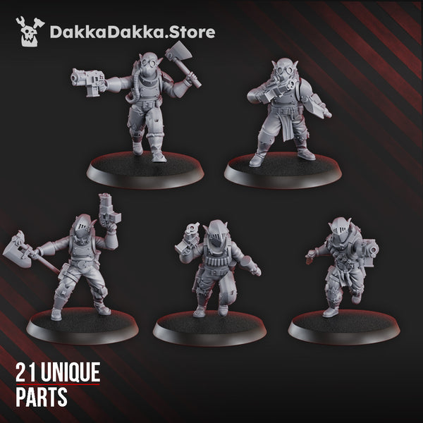 The Gorgworks Vanguard - Gorggrot Tactic Squad (Build Kit) by Dakka Dakka