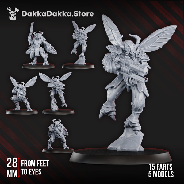 Midnight Sun Covenant - Mantomorphs Assault Squad by Dakka Dakka