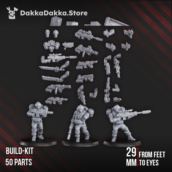 The Phaeton Special Forces Vanguard - Phaeton Special Forces Unit (Build Kit) by Dakka Dakka