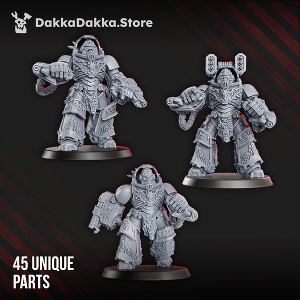 Fire Lizards - Dragon Armor Squad (Build Kit) by Dakka Dakka