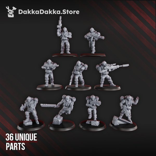 The Phaeton Special Forces Vanguard - Phaeton Special Forces Unit (Build Kit) by Dakka Dakka