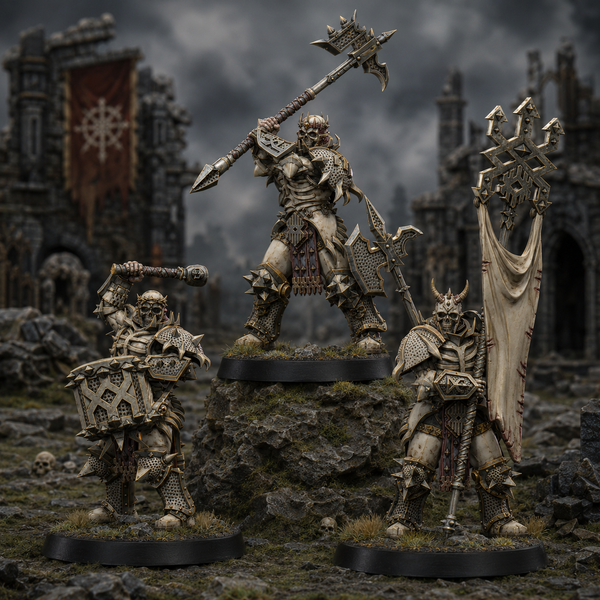 Warriors of the Dark Gods (Legion of Skulls)  - Skull Chosen  Unit by Lost Kingdom Miniatures