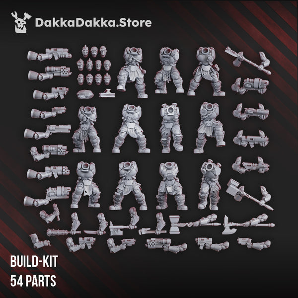 Rock Head Gangs - Colossus Squad (Build Kit) by Dakka Dakka