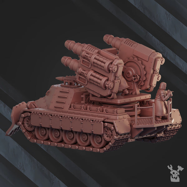 Frostborn Division - Artillery Tank Red Napoleon RN-937 by Dakka Dakka