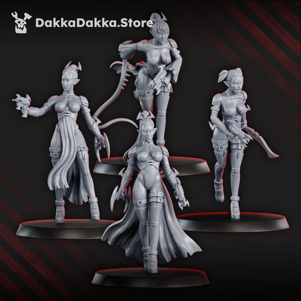 Dark Alvs - Witches of the Alves Night Raiders by Dakka Dakka