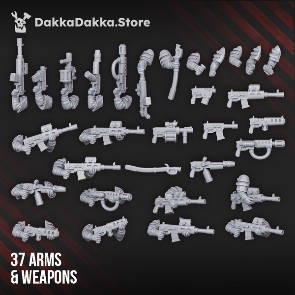 The Alcat Rats Penal Vanguard - The Alcat Rats Infantry squad (Build Kit) by Dakka Dakka