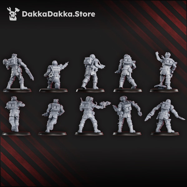 Agglomerate of Sector Gribabos (ASG) - Diseased Planetary Guard by Dakka Dakka