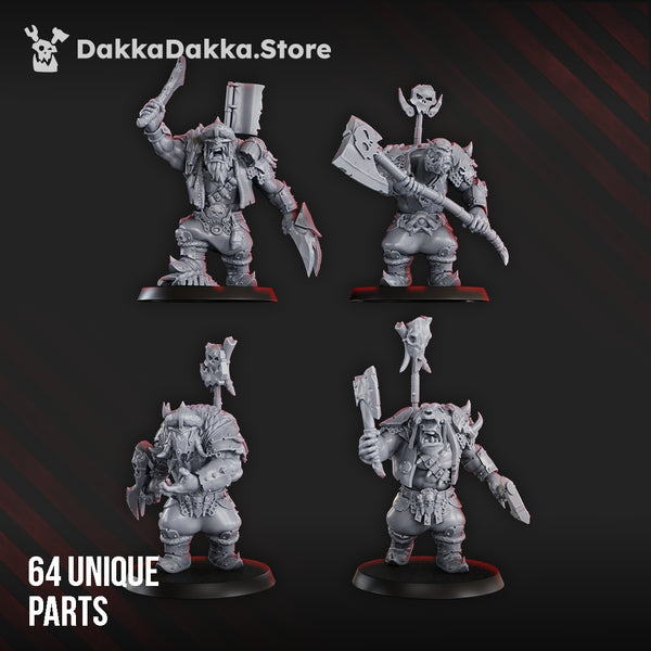Green Porkaz Horde - Poraz Grorks (Build Kit) by Dakka Dakka