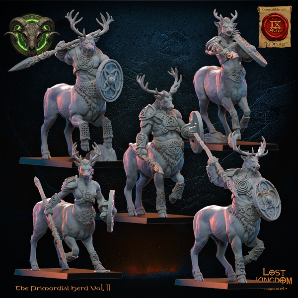 The Primordial Herd - Centaurs  Unit by Lost Kingdom Miniatures