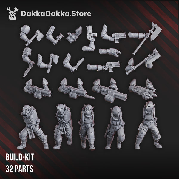 The Gorgworks Vanguard - Gorggrot Tactic Squad (Build Kit) by Dakka Dakka