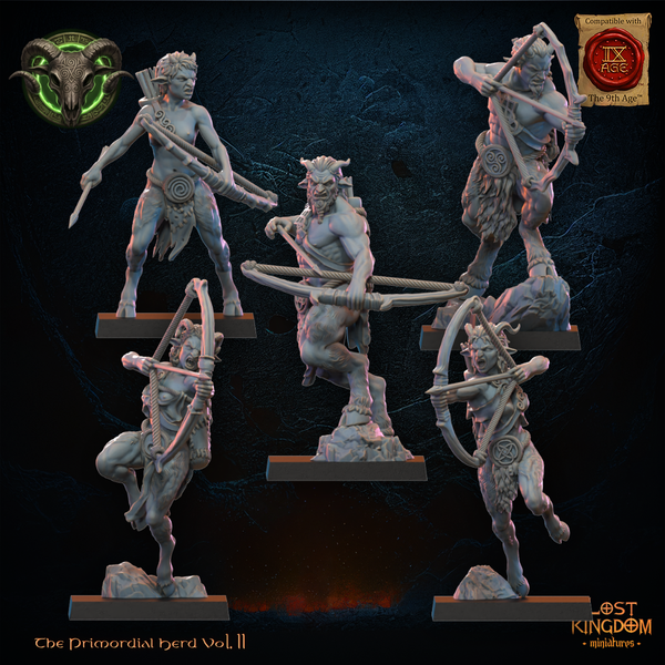 The Primordial Herd - Mongrel Archers  Unit by Lost Kingdom Miniatures