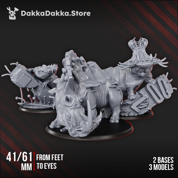 Agglomerate of Sector Gribabos (ASG) - Infected Beast Squad by Dakka Dakka