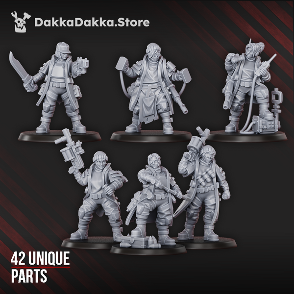 The Alcat Rats Penal Vanguard - The Alcat Rats Master Squad (Build Kit) by Dakka Dakka