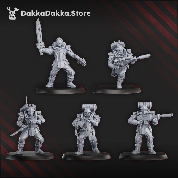 The Phaeton Special Forces Vanguard - Phaeton Guard Special Forces (Preassembled) by Dakka Dakka