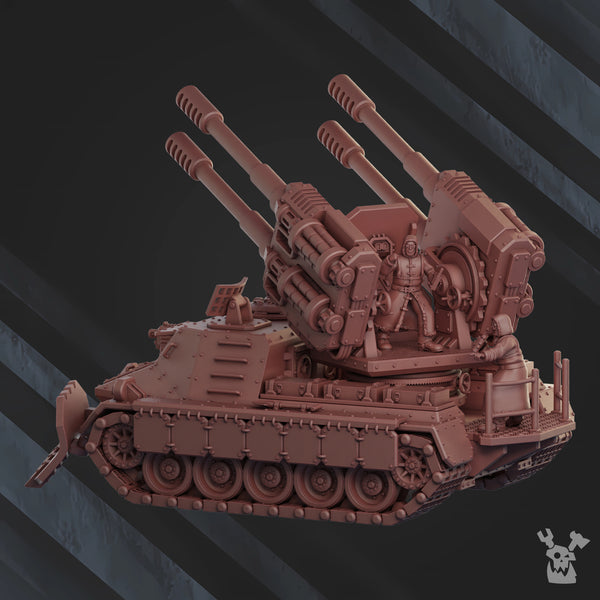 Frostborn Division - Anti-aircraft cannon Ural Lynx UL-87 by Dakka Dakka