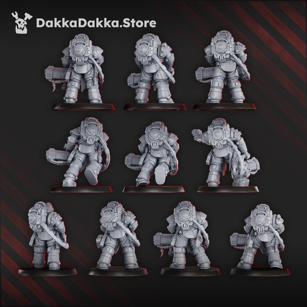 Space Knights - Ignisaurus Clan Team Pulsarum by Dakka Dakka
