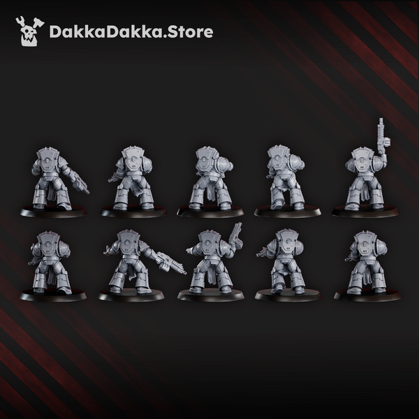 Space Knights - Tactical Squad by Dakka Dakka