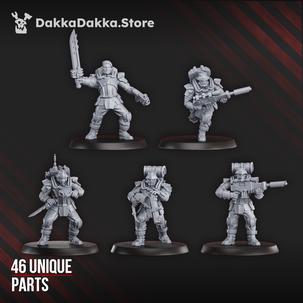 The Phaeton Special Forces Vanguard - Phaeton Guard Special Forces (Build Kit) by Dakka Dakka