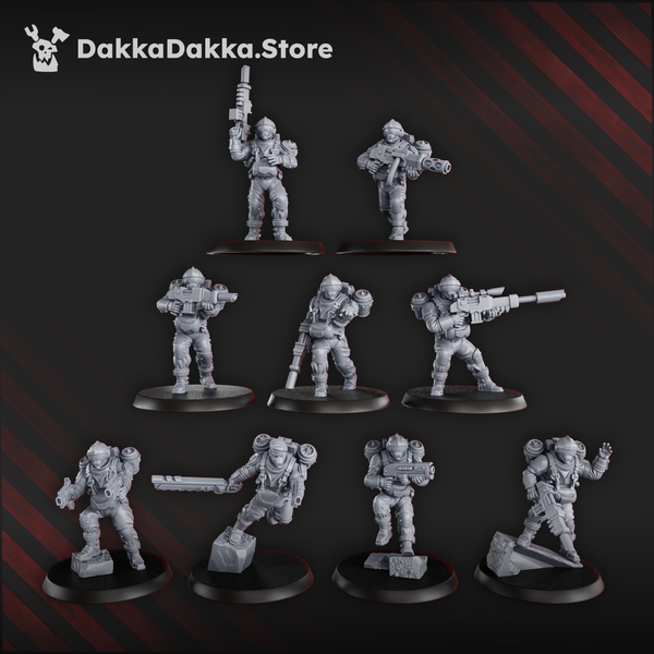 The Phaeton Special Forces Vanguard - Phaeton Special Forces Unit (Preasembled) by Dakka Dakka