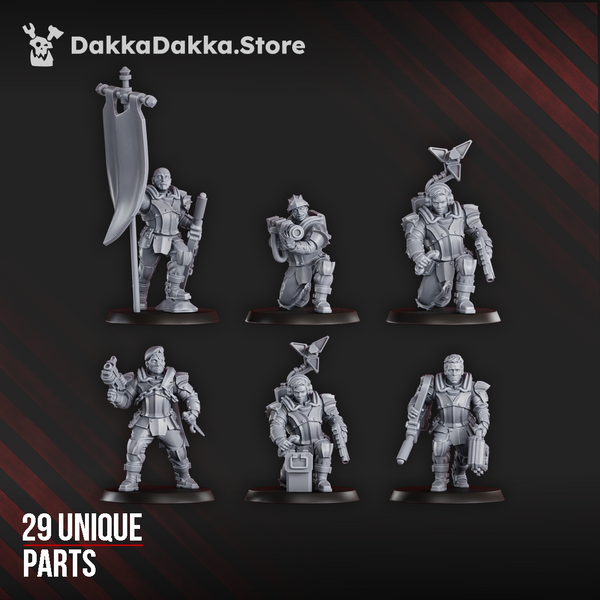 The Phaeton Special Forces Vanguard - Phaeton Special Forces Master Squad (Build Kit) by Dakka Dakka