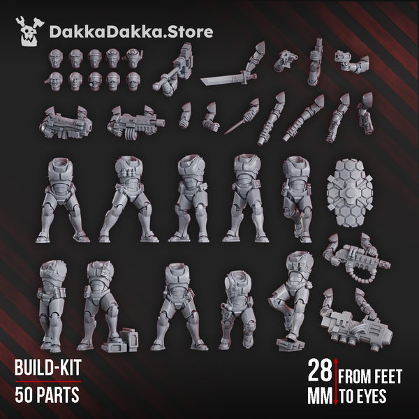Rock Head Gangs - Doomsday Lab Killers (Build Kit) by Dakka Dakka
