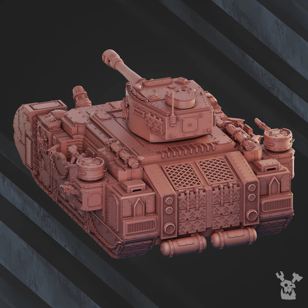 Frostborn Division - Iron Curtain Great Tank by Dakka Dakka
