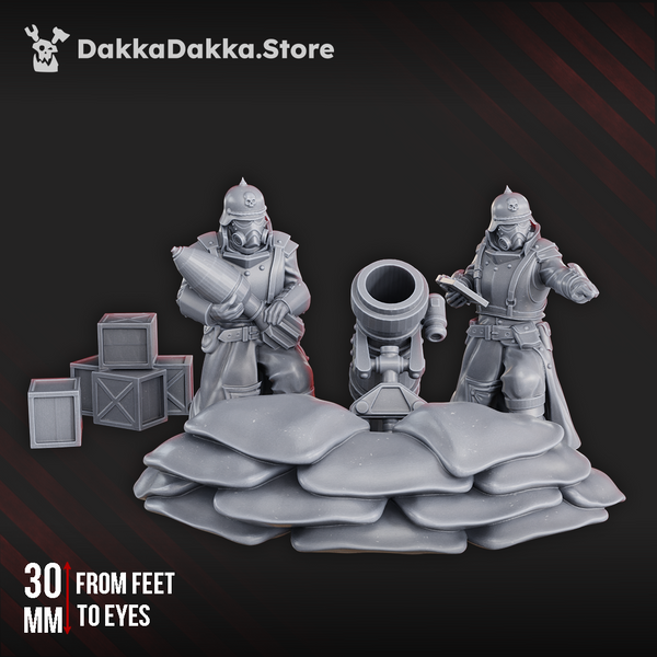 2nd Death Division - Heavy Weapons Team by Dakka Dakka