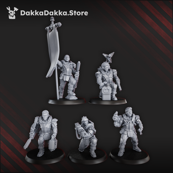 The Phaeton Special Forces Vanguard - Phaeton Special Forces Master Squad (Preassembled) by Dakka Dakka