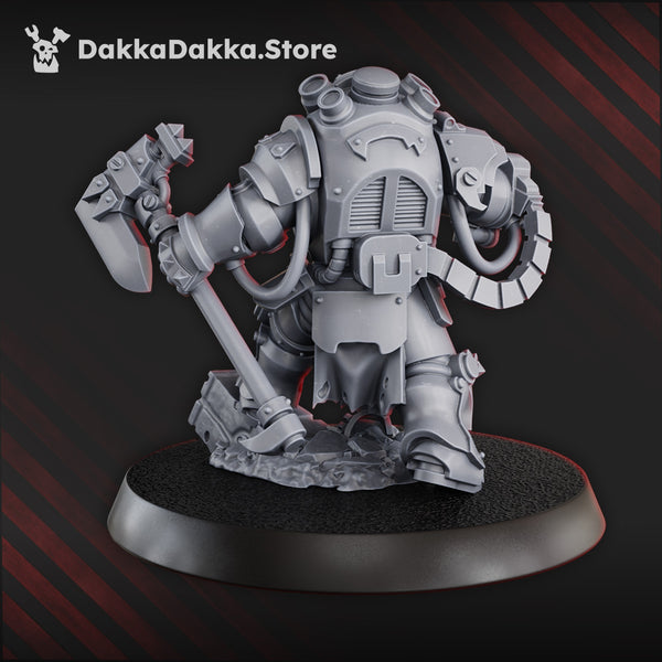 The Gorgworks Vanguard - Gorgwork Commander In Heavy Armor by Dakka Dakka