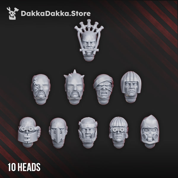 Rock Head Gangs - Church Fallen Squad (Build Kit) by Dakka Dakka