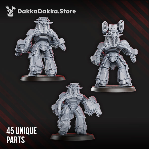 Fire Lizards - Dragon Armor Squad (Build Kit) by Dakka Dakka