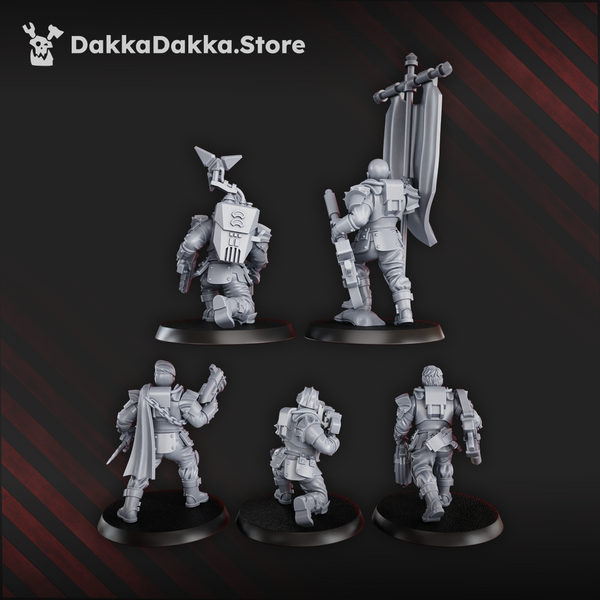 The Phaeton Special Forces Vanguard - Phaeton Special Forces Master Squad (Preassembled) by Dakka Dakka