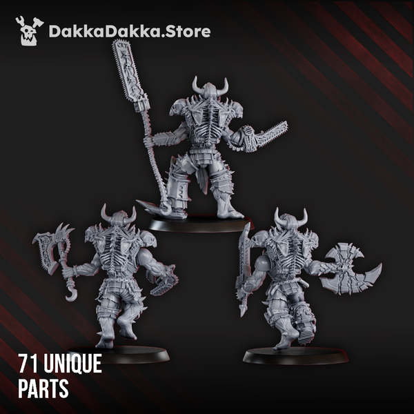 Gorelords - Cursed Bone Shredders Squad (Build Kit) by Dakka Dakka