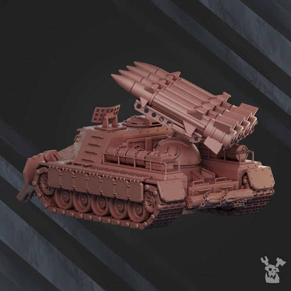 Frostborn Division - Self Propelled Rocket Launcher Red Chernenko RC-985 by Dakka Dakka