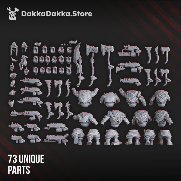 Green Porkaz Horde - Porkaz Boyz (Build Kit) by Dakka Dakka