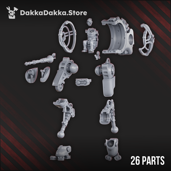 Pluto's Mechanized Legion - Pluto's Cruranian Walker by Dakka Dakka