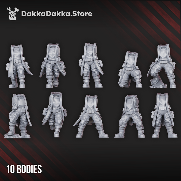 The Alcat Rats Penal Vanguard - The Alcat Rats Infantry squad (Build Kit) by Dakka Dakka