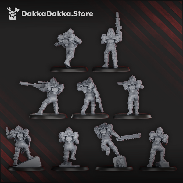 The Phaeton Special Forces Vanguard - Phaeton Special Forces Unit (Preasembled) by Dakka Dakka