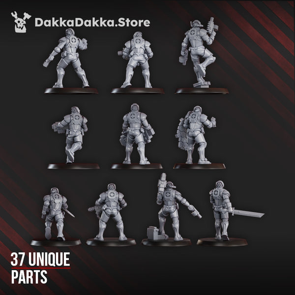 Rock Head Gangs - Doomsday Lab Killers (Build Kit) by Dakka Dakka