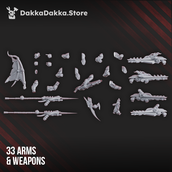 The Spacelair Anchorites - Spacelair Flamescale Squad (Build Kit) by Dakka Dakka