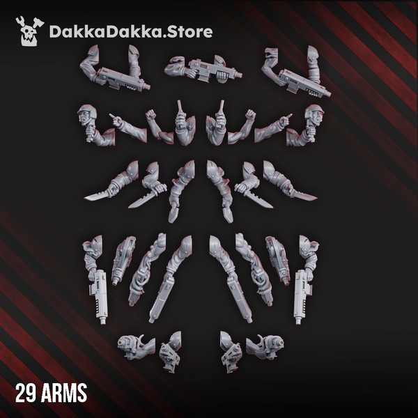 Agglomerate of Sector Gribabos (ASG) - Diseased Planetary Guard (Build Kit) by Dakka Dakka