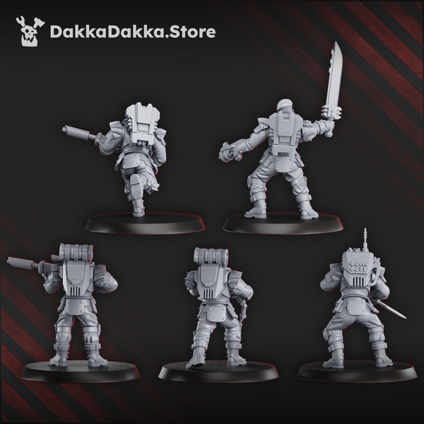 The Phaeton Special Forces Vanguard - Phaeton Guard Special Forces (Preassembled) by Dakka Dakka