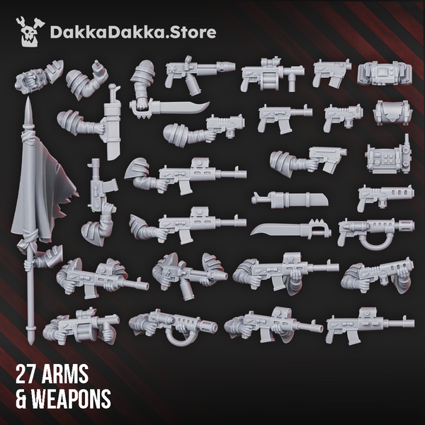 The Alcat Rats Penal Vanguard - The Alcat Rats Master Squad (Build Kit) by Dakka Dakka