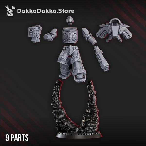 Fire Lizards - Dragon Armor Jetpack Squad by Dakka Dakka