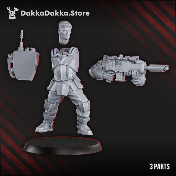 The Phaeton Special Forces Vanguard - Phaeton Guardsman by Dakka Dakka
