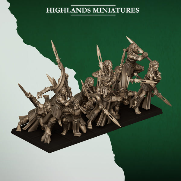 Feral Elves - Bladesingers  Unit by Highlands Miniatures