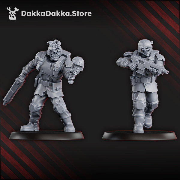 Agglomerate of Sector Gribabos (ASG) - Diseased Planetary Guard by Dakka Dakka