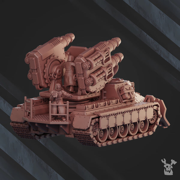 Frostborn Division - Artillery Tank Red Napoleon RN-937 by Dakka Dakka