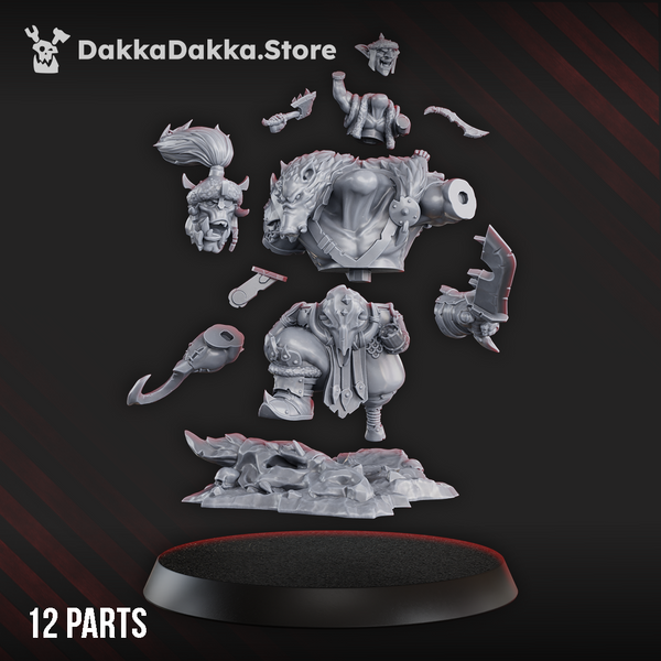 Green Porkaz Horde - Khan De Golda Tooth by Dakka Dakka